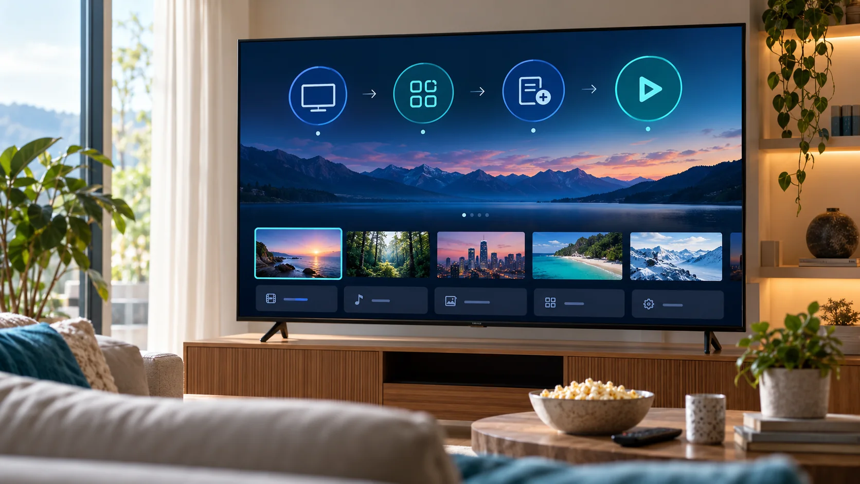 IPTV on LG TV setup: check the television, select an app, add an authorized source and test playback