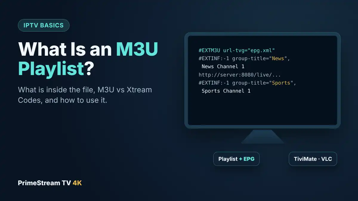 What Is an M3U Playlist and How Do You Use It for IPTV?